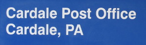 US Post Office Cardale, Pennsylvania