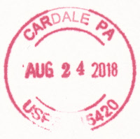 US Post Office Cardale, Pennsylvania