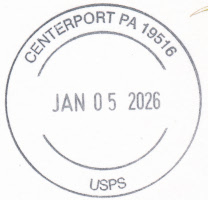 US Post Office Centerport, Pennsylvania