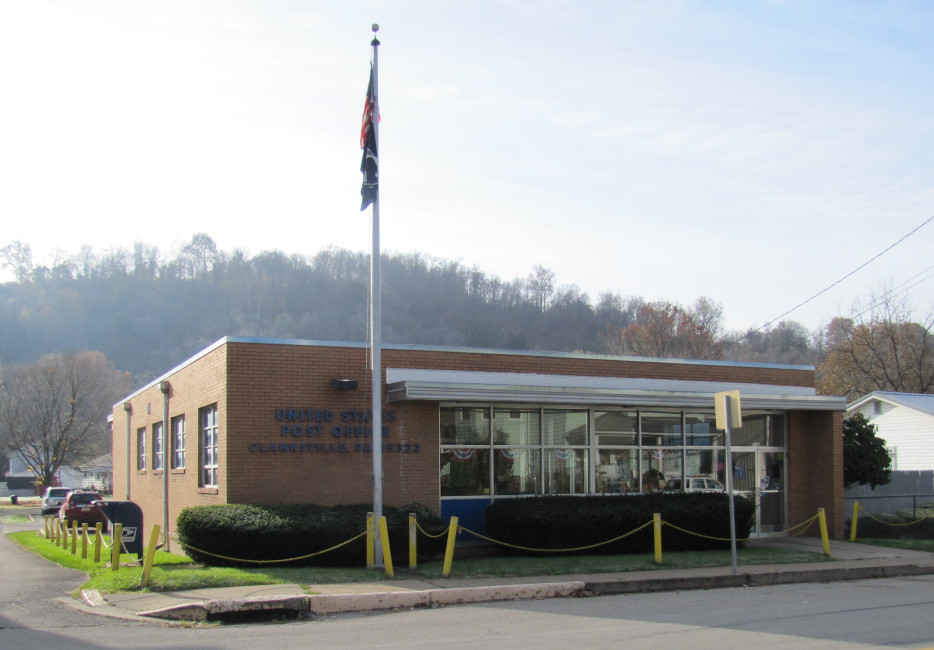 US Post Office Clarksville  , Pennsylvania
