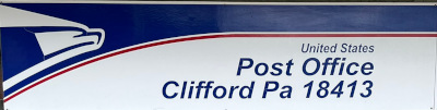US Post Office Clifford, Pennsylvania