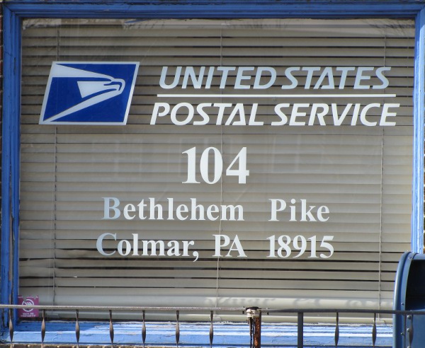 US Post Office Colmar, Pennsylvania
