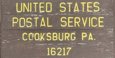 US Post Office Cooksburg  , Pennsylvania