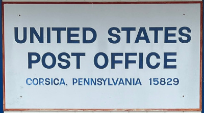 US Post Office Corsica , Pennsylvania