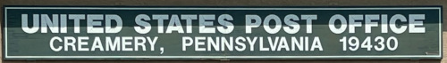 US Post Office Creamery, Pennsylvania