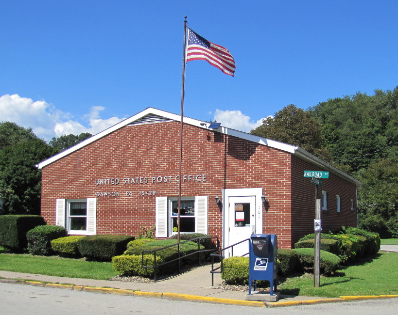 US Post Office Dawson, Pennsylvania