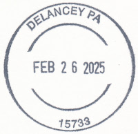 US Post Office Delancey , Pennsylvania