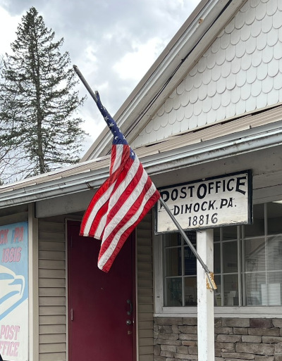 US Post Office Dimock, Pennsylvania