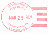 US Post Office Elizabethtown, Pennsylvania