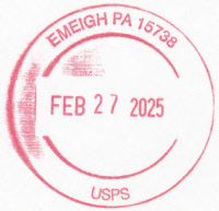 US Post Office Emeigh  , Pennsylvania
