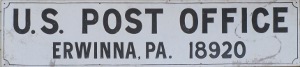US Post Office Erwinna, Pennsylvania
