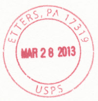 US Post Office Etters, Pennsylvania