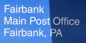 US Post Office Fairbank, Pennsylvania