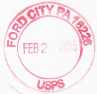 US Post Office Ford City , Pennsylvania