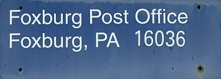 US Post Office Foxburg , Pennsylvania