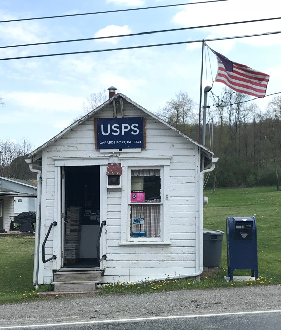 US Post Office Garads Fort, Pennsylvania
