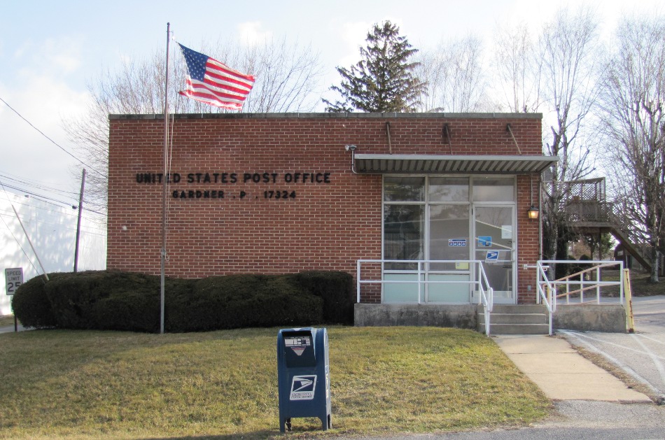 US Post Office Gardners, Pennsylvania