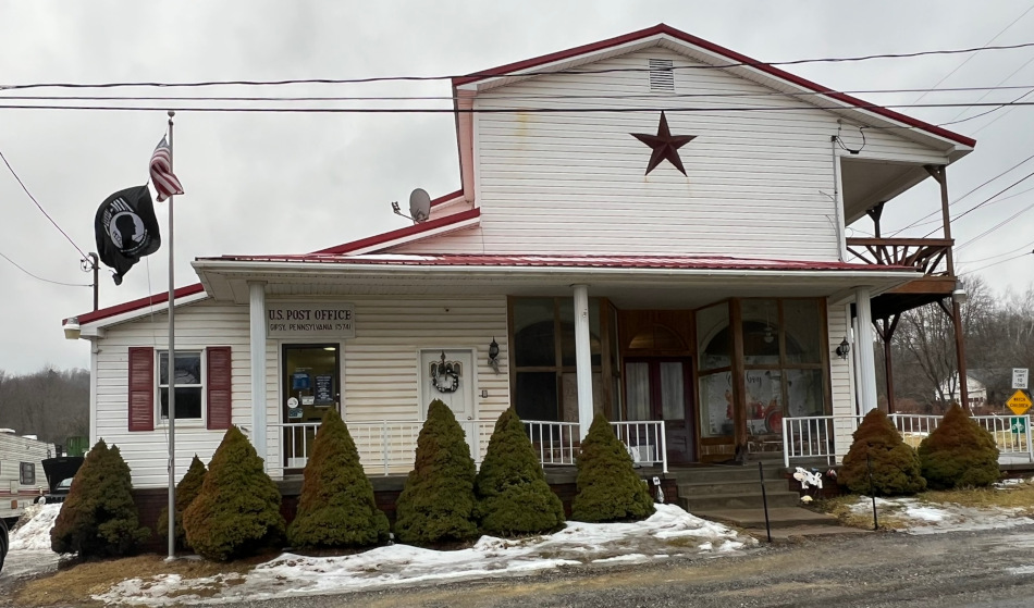 US Post Office Gipsy  , Pennsylvania
