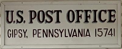 US Post Office Gipsy  , Pennsylvania
