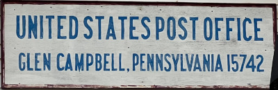 US Post Office Glen Campbell  , Pennsylvania