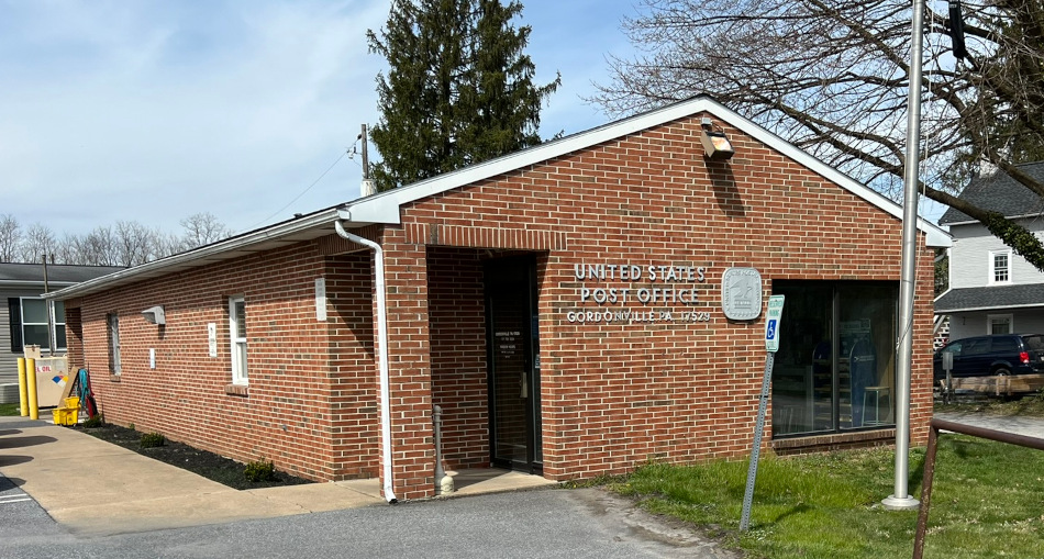 US Post Office Gordonville, Pennsylvania