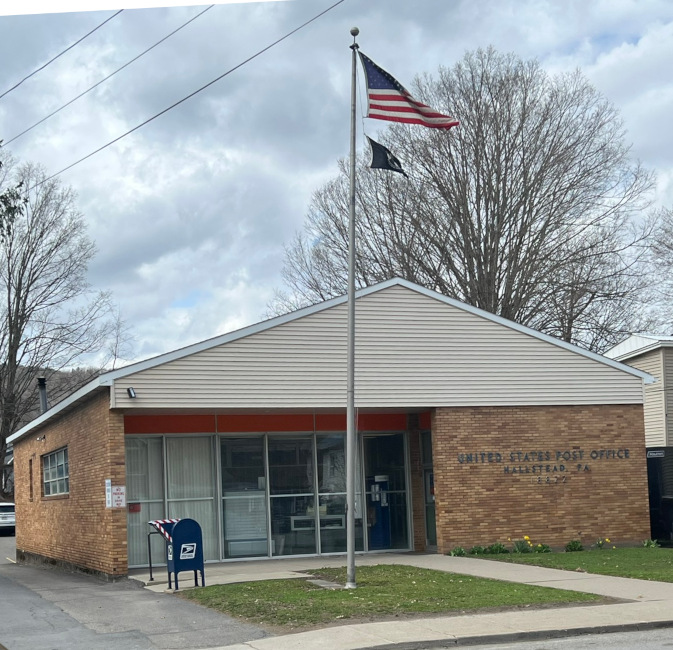 US Post Office Hallstead, Pennsylvania
