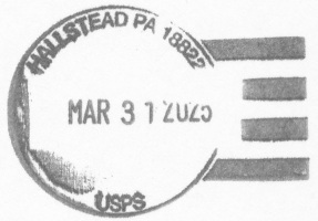 US Post Office Hallstead, Pennsylvania