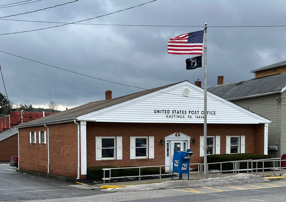 US Post Office Hastings  , Pennsylvania