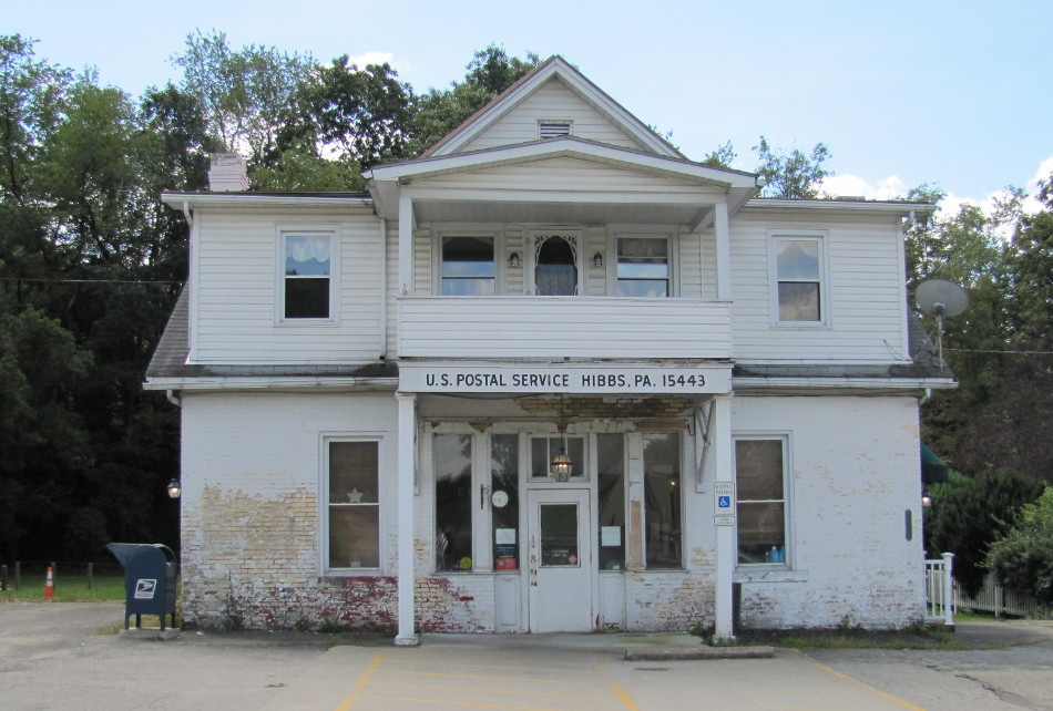 US Post Office Hibbs, Pennsylvania