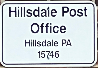 US Post Office Hillsdale  , Pennsylvania