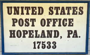 US Post Office Hopeland, Pennsylvania
