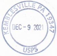 US Post Office Kemblesville  , Pennsylvania