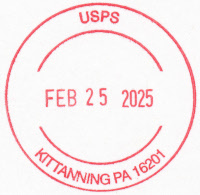 US Post Office Kittanning , Pennsylvania