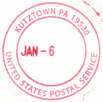 US Post Office Kutztown, Pennsylvania