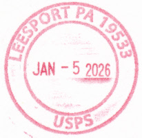 US Post Office Leesport, Pennsylvania