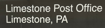 US Post Office Limestone , Pennsylvania