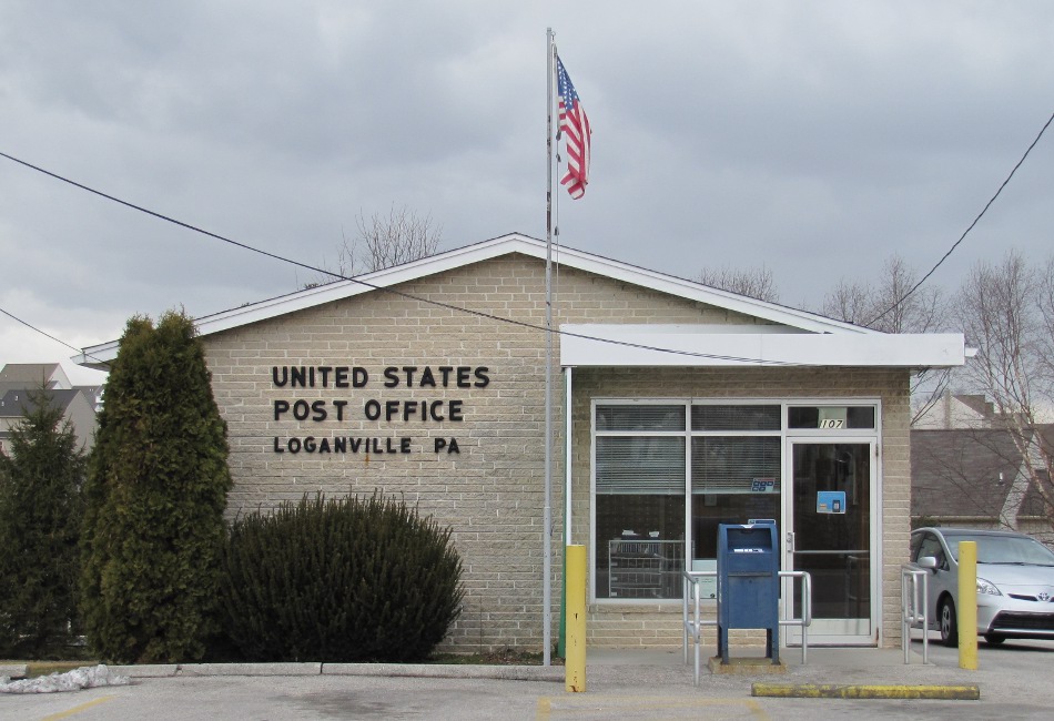 US Post Office Loganville, Pennsylvania