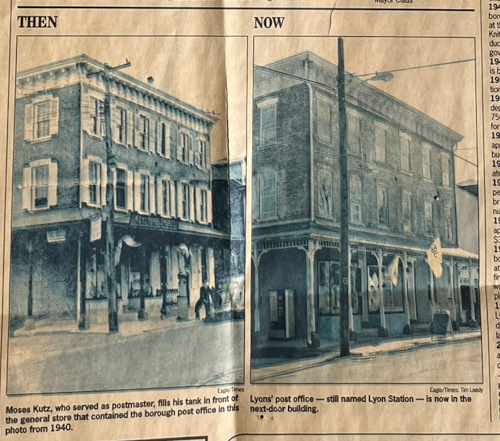 US Post Office Lyon Station, Pennsylvania