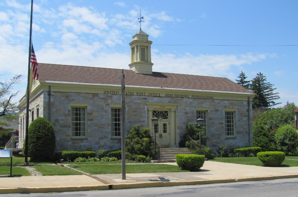 US Post Office Mercersburg, Pennsylvania