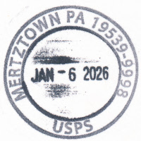 US Post Office Mertztown, Pennsylvania