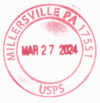 US Post Office Millersville, Pennsylvania