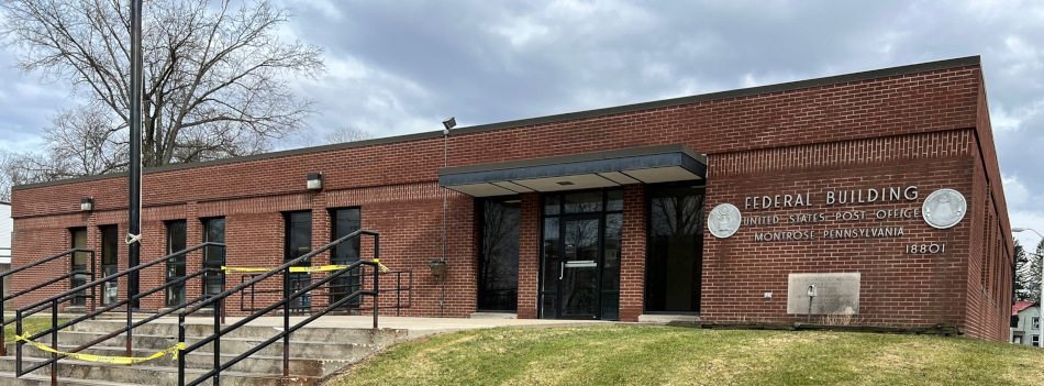 US Post Office Montrose, Pennsylvania
