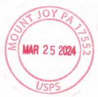 US Post Office Mount Joy, Pennsylvania