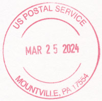 US Post Office Mountville, Pennsylvania