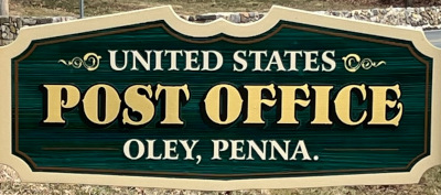 US Post Office Oley, Pennsylvania