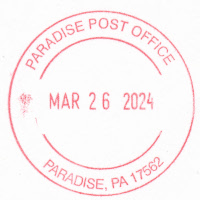US Post Office Paradise, Pennsylvania
