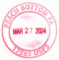 US Post Office Peach Bottom, Pennsylvania