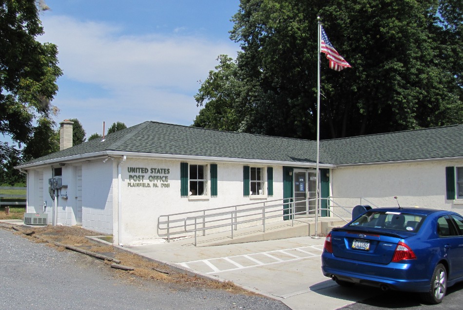 US Post Office Plainfield, Pennsylvania