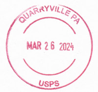 US Post Office Quarryville, Pennsylvania