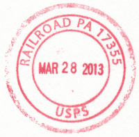 US Post Office Railroad, Pennsylvania